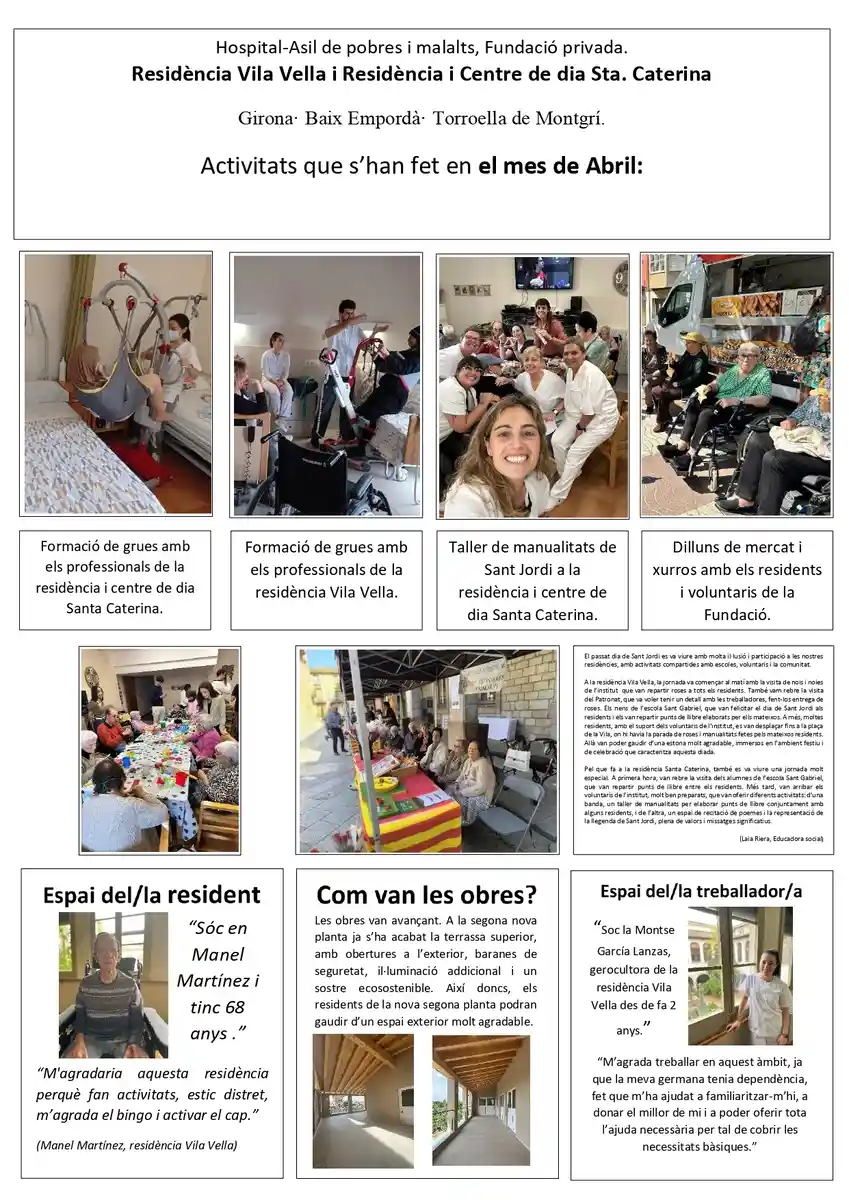 4. Abril 1200 webp Butlletí de maig, que recull les activitats fetes a l'abril i el programa del mes actual.