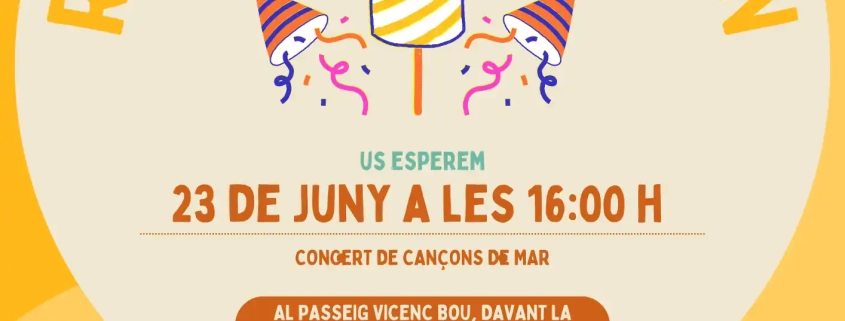 Cartell de la celebració de la Revetlla de Sant Joan
